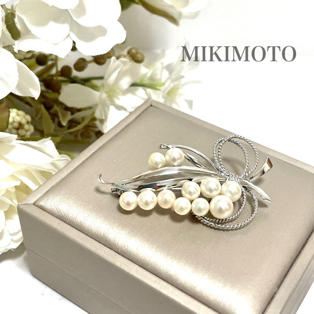 超希少✨皇室御用達 ミキモト アコヤ真珠 パール ブローチ コサージュ