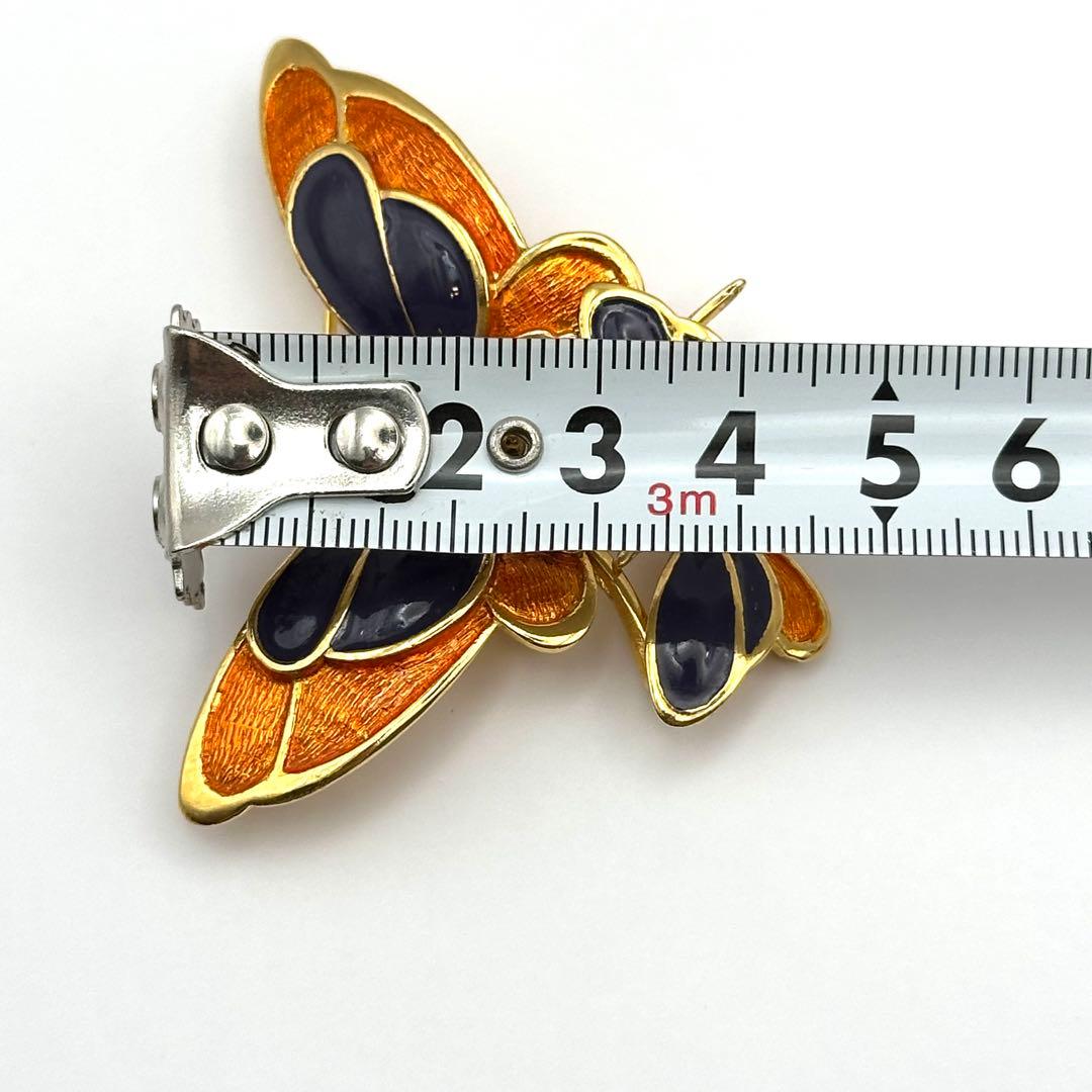 希少・美品】Carven カルヴェン ブローチ バタフライモチーフ ゴールド