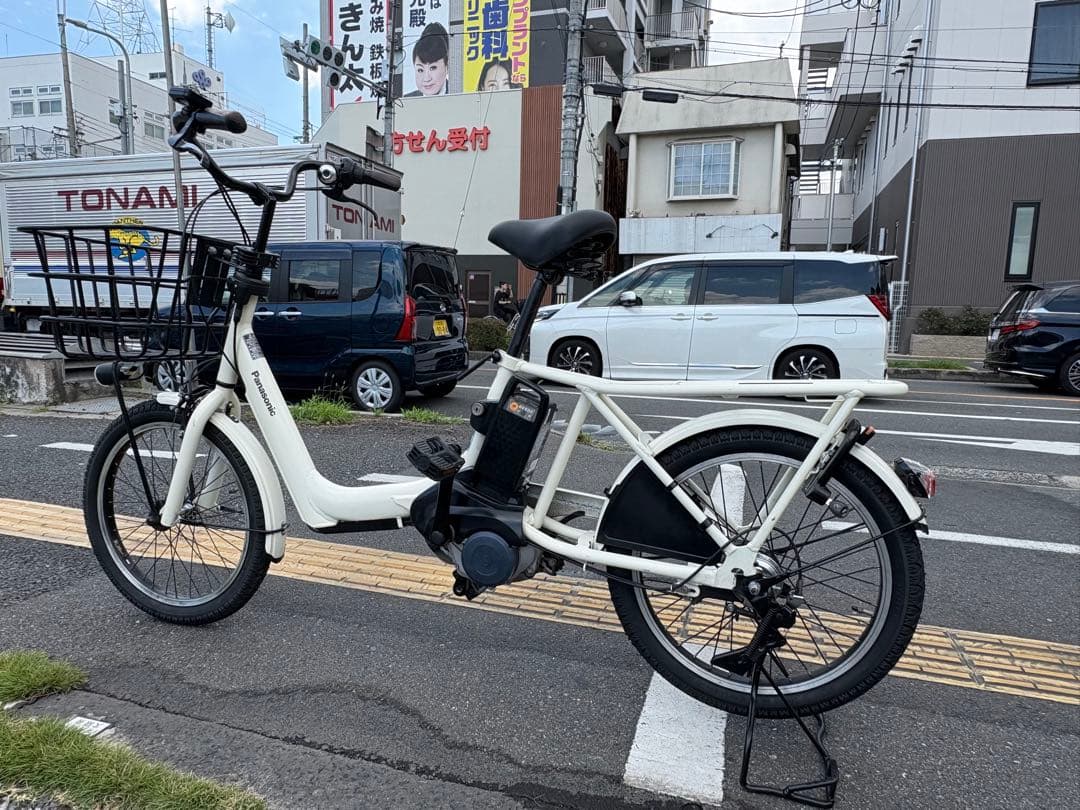 中古 20インチPanasonic電動アシスト自転車 12Ah