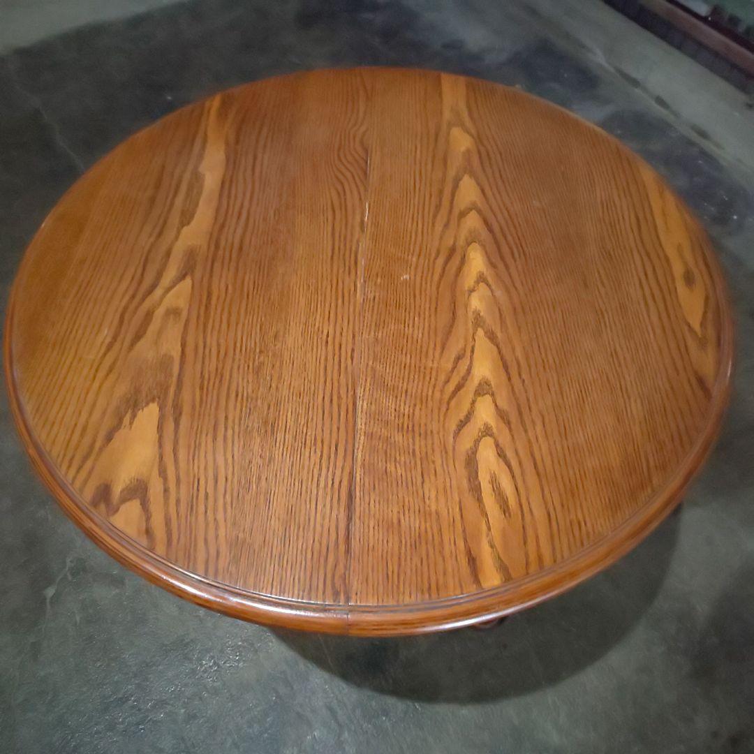 専用　シンリー ダイニングテーブル 伸長式 丸テーブル 木製 ヴィンテージ