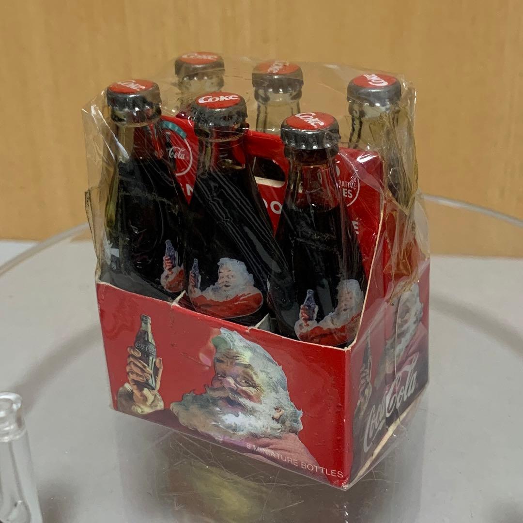 入手困難】【希少】Coca-Cola ミニチュアボトル 6本セット ケース付き
