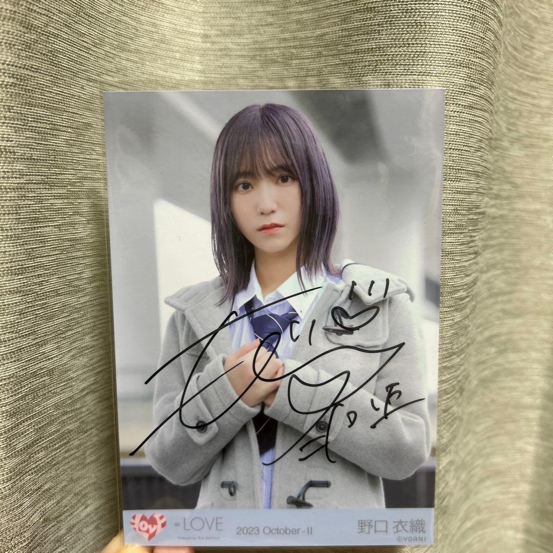 野口衣織 直筆サイン入り生写真の通販はau PAY マーケット - 輸入雑貨