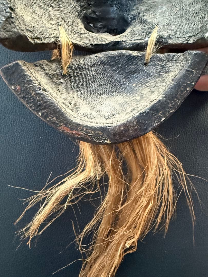 能面 爺面 ビンテージ品 日本 伝統 骨董 - メルカリ