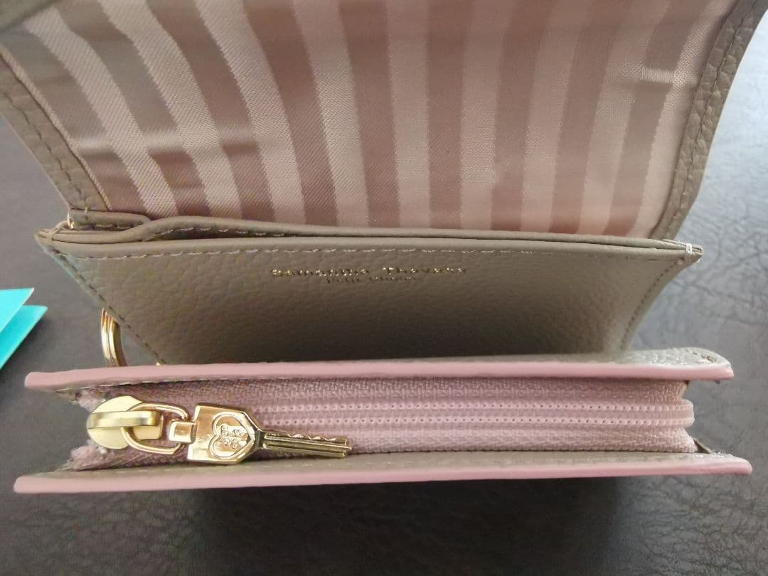 (新品)サマンサタバサ 牛革ミニミニ財布・ケース・キーフォルダー