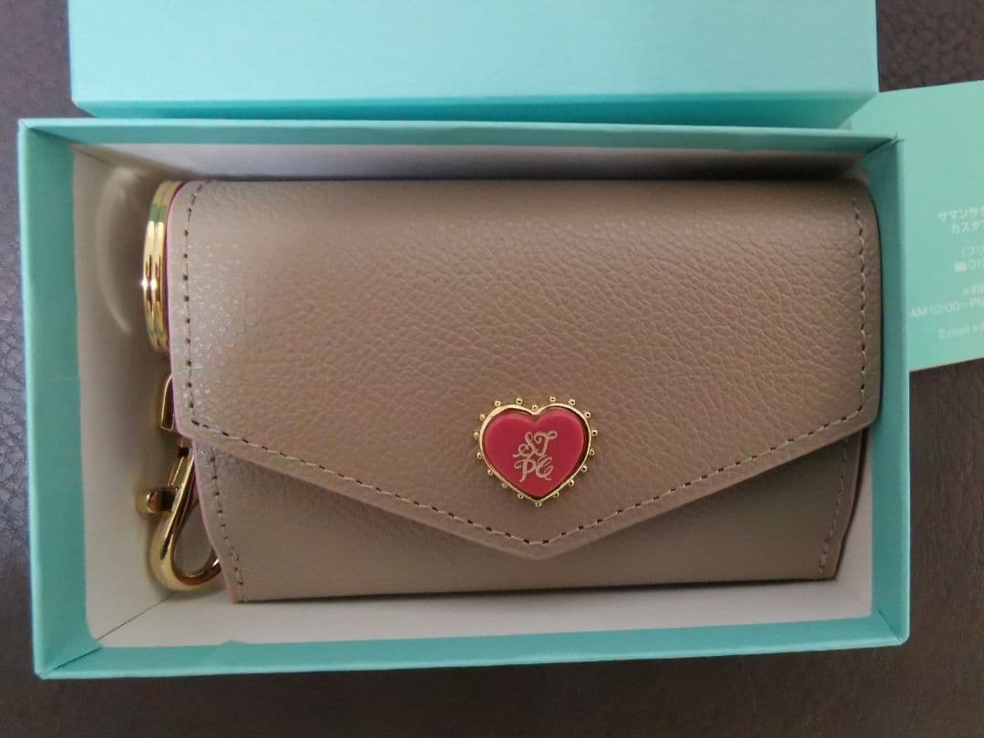 (新品)サマンサタバサ 牛革ミニミニ財布・ケース・キーフォルダー