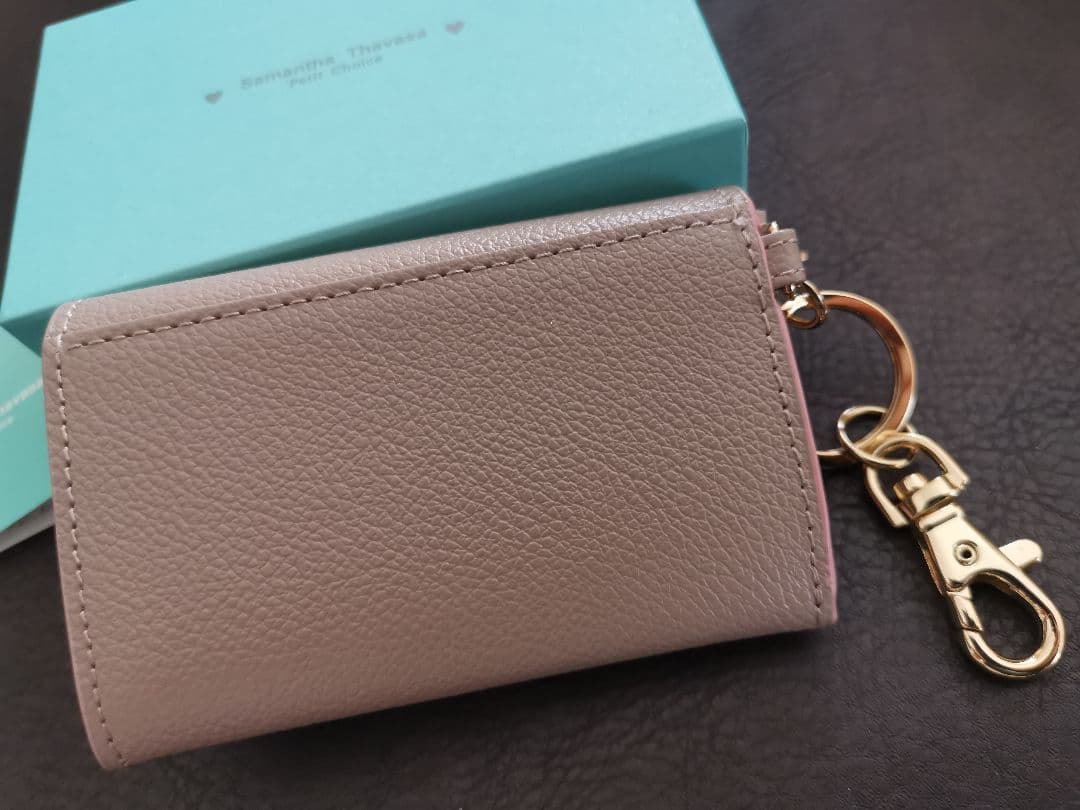 (新品)サマンサタバサ 牛革ミニミニ財布・ケース・キーフォルダー