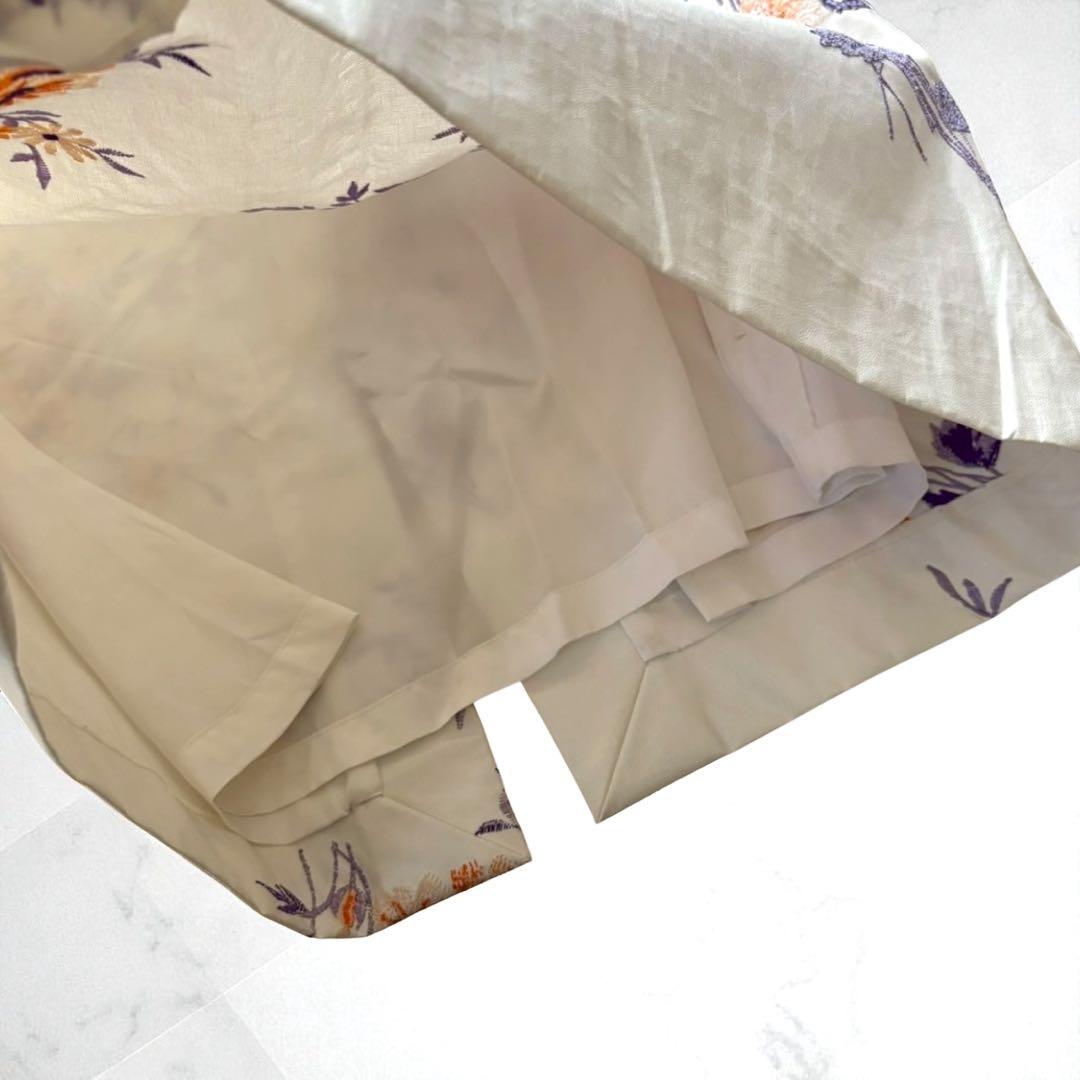 【希少 入手困難】ドリスヴァンノッテン 花柄刺繍 スカート