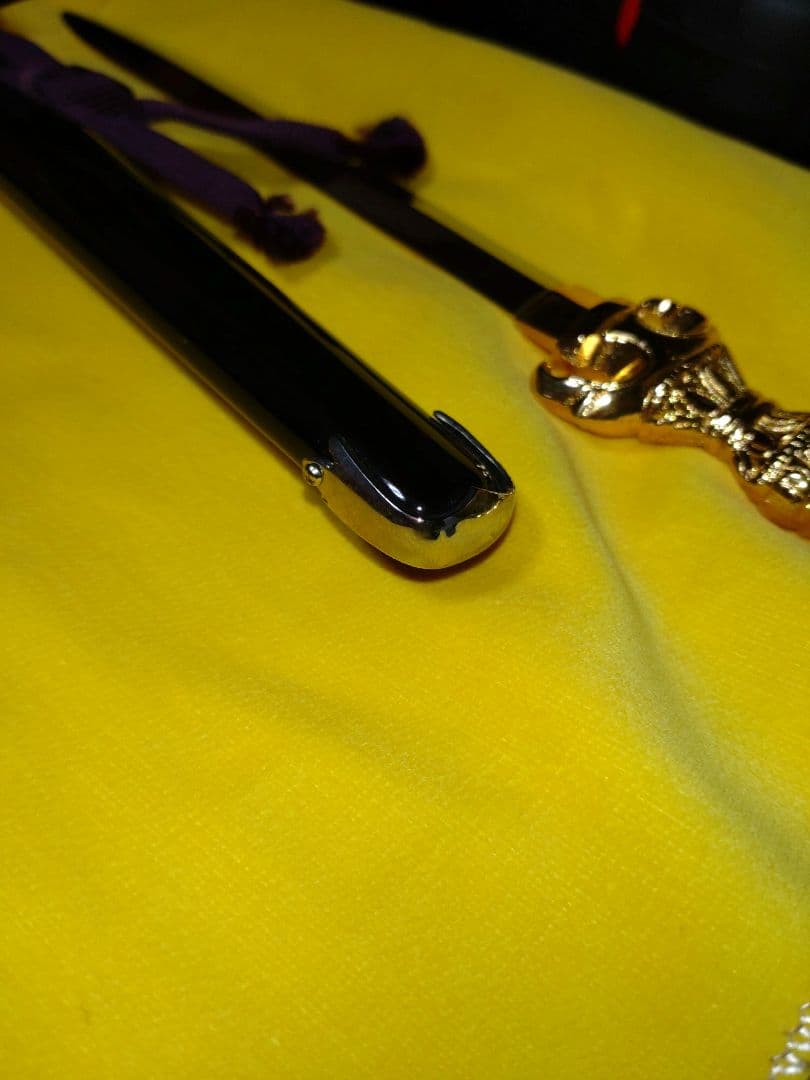 1*d様 希少/密教法具 法剣 不動明王羯磨（三鈷剣）京都製 国産品