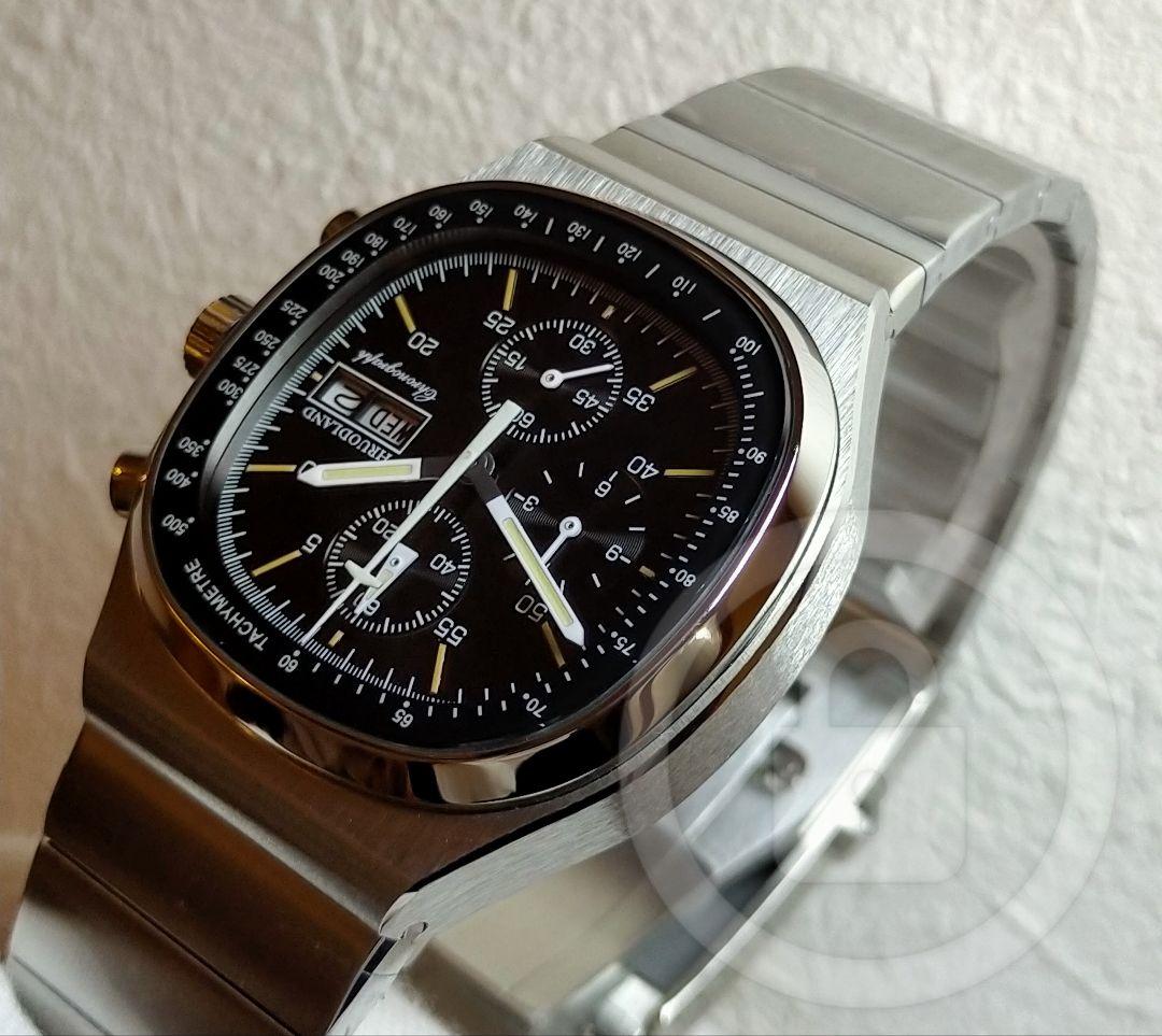 待望のテレビスクリーン型【御代田os00/新品】ムーンウォッチ クロノグラフ①