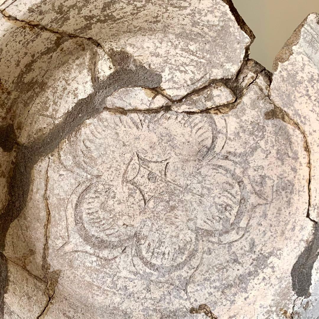 古代オルメカ 土器 線刻 鉢 メソアメリカ 紀元前 アンティーク 古美術 古道具