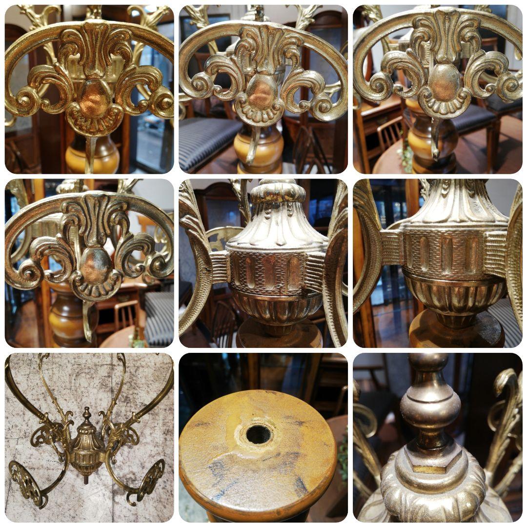 M♢アンティーク☜無垢 アールデコ様式コートハンガー