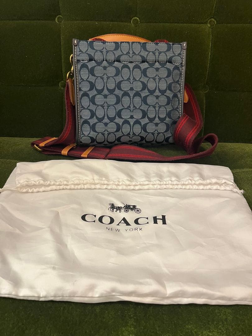 COACH デニム生地　ショルダーバッグ
