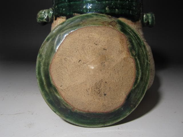 ☆ 北大路魯山人 織部水指 親しみやすい一品☆y502