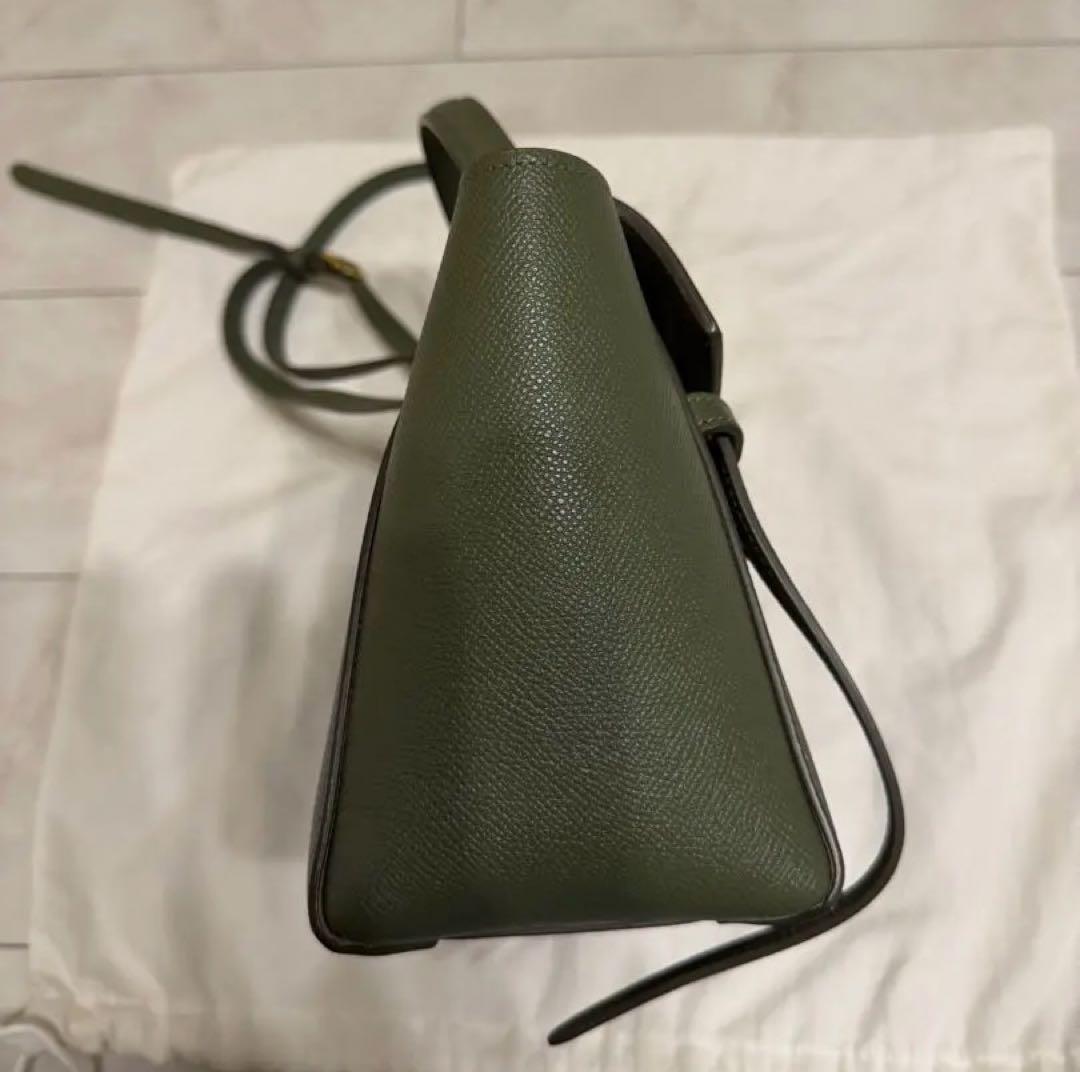 CELINEセリーヌ ベルトバッグナノ レザー