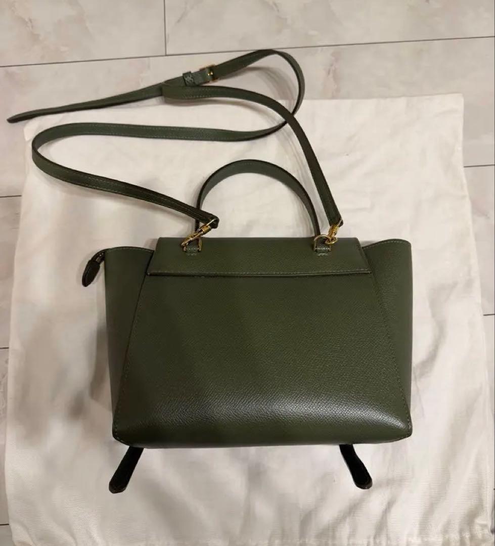 CELINEセリーヌ ベルトバッグナノ レザー