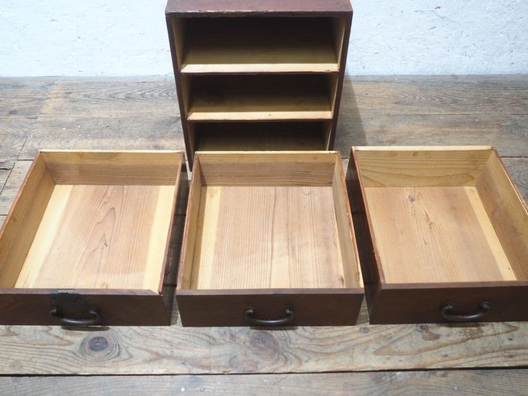 1306 アンティーク 小引き出し 書類ケース 収納棚 古家具 古道具 レトロ