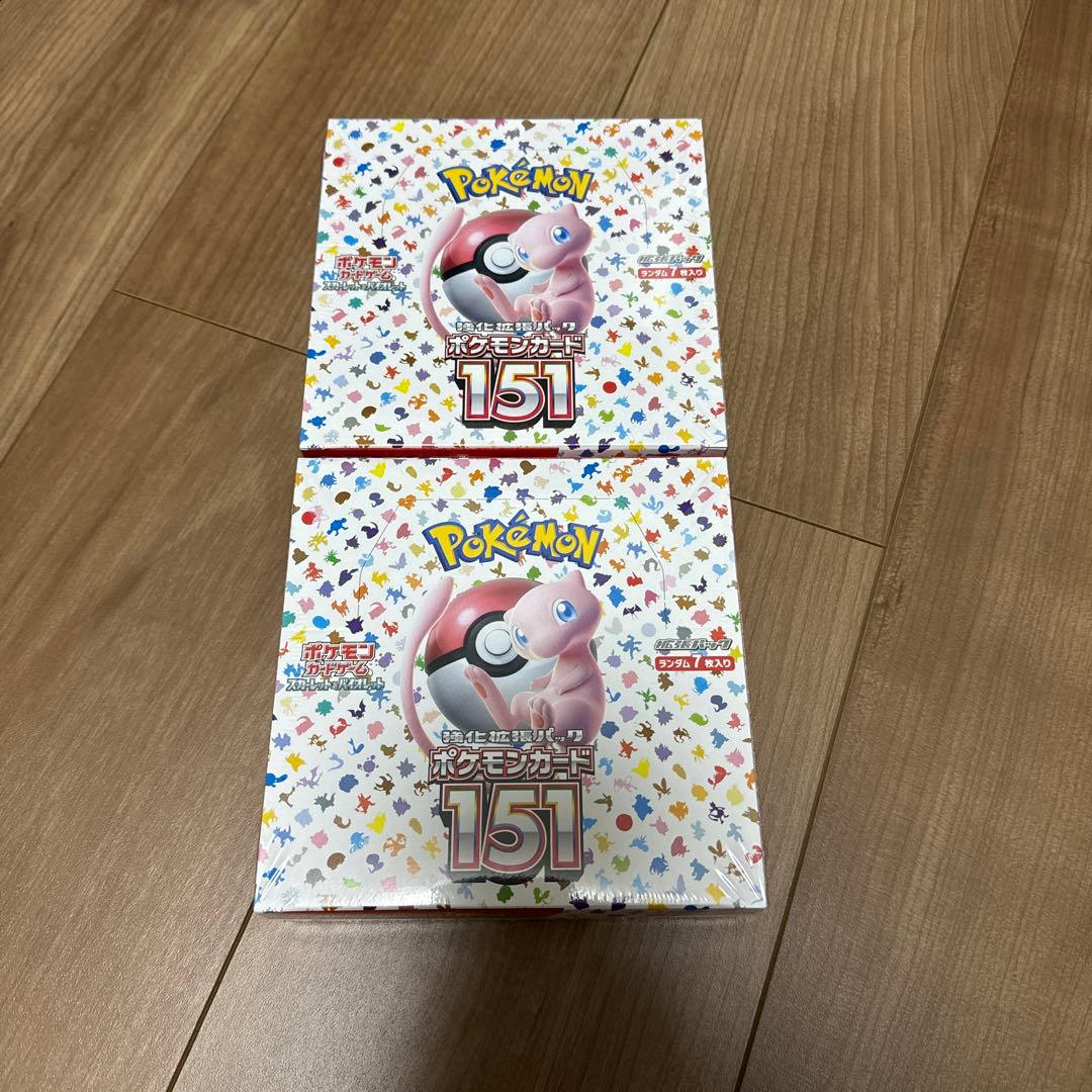 ポケモンカード ポケカ 151 ボックス 2BOXシュリンク付き