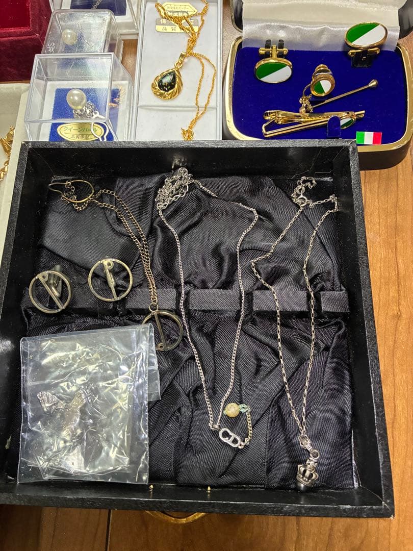 遺品整理　ネックレス　ピアス　まとめ　k18gp シルバー　925