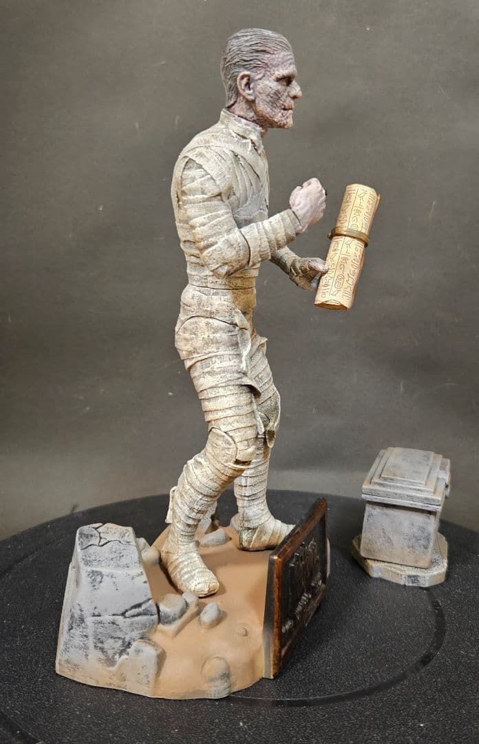 SIDESHOW製フィギュア ザ・マミー(ボリス カーロフ)リペイント完成品