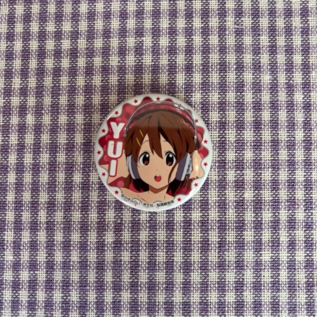 けいおん 平沢唯 秋山澪 缶バッジ2種 - メルカリ