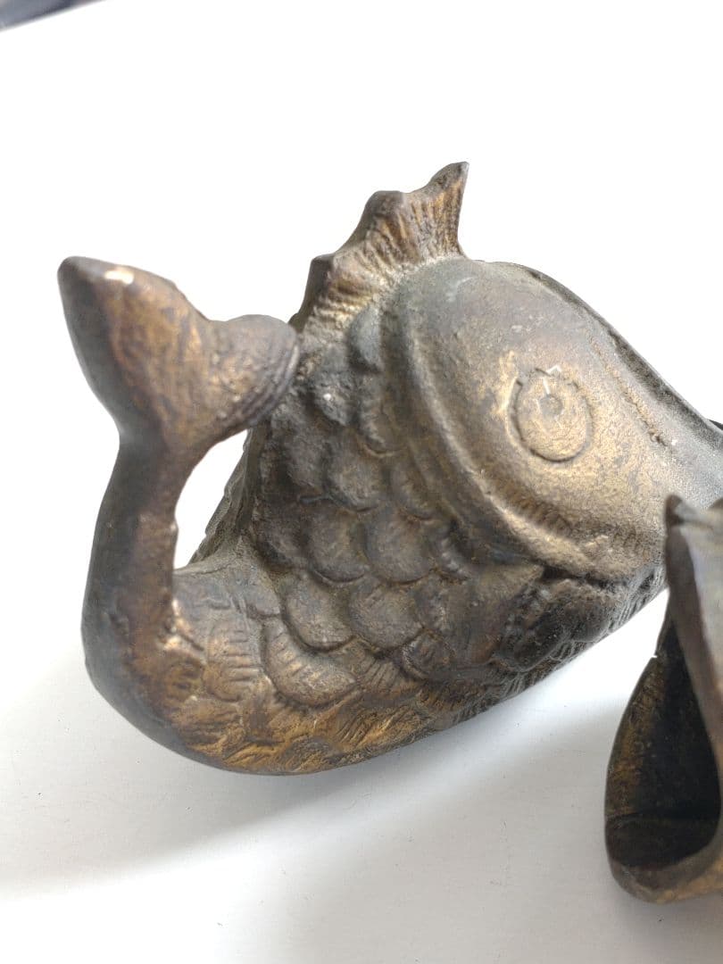 アンティーク オブジェ ブロンズ製 大小2個セット 刻印シール有 希少品