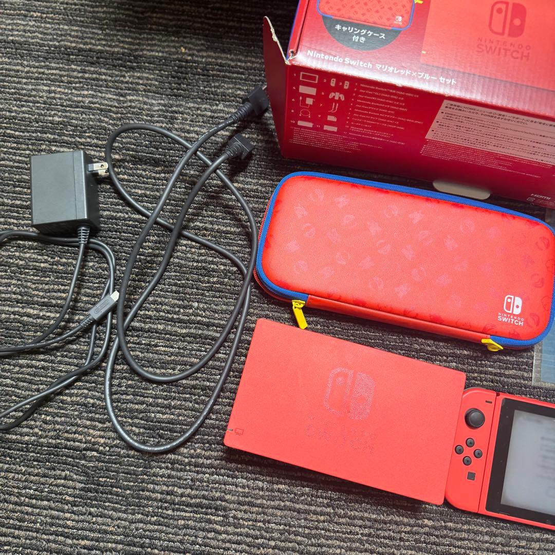 Nintendo Switch マリオレッド×ブルー セット　スイッチ　本体