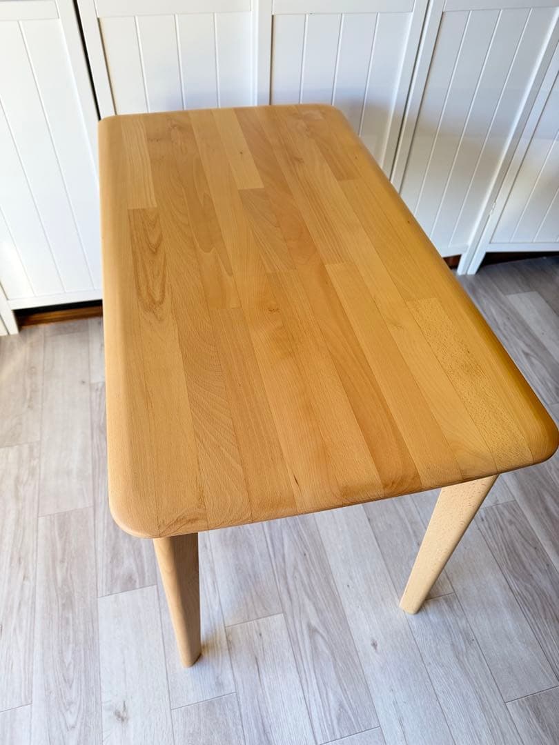 美品 ニトリ Nコレクション リビングデスク ナチュラル