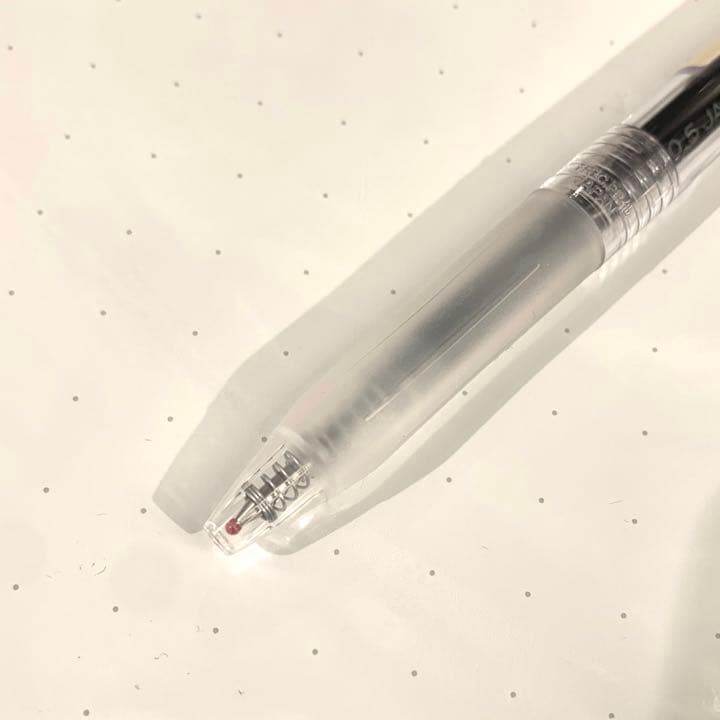 廃番 無印良品 さらさら描けるゲルインキボールペンノック式 ブルー