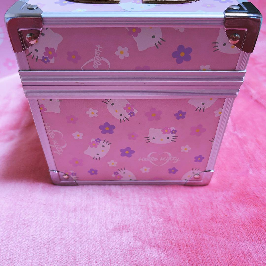 希少レア　ハローキティ　コスメケース　バニティ　ミラー付き　平成レトロ　サンリオ