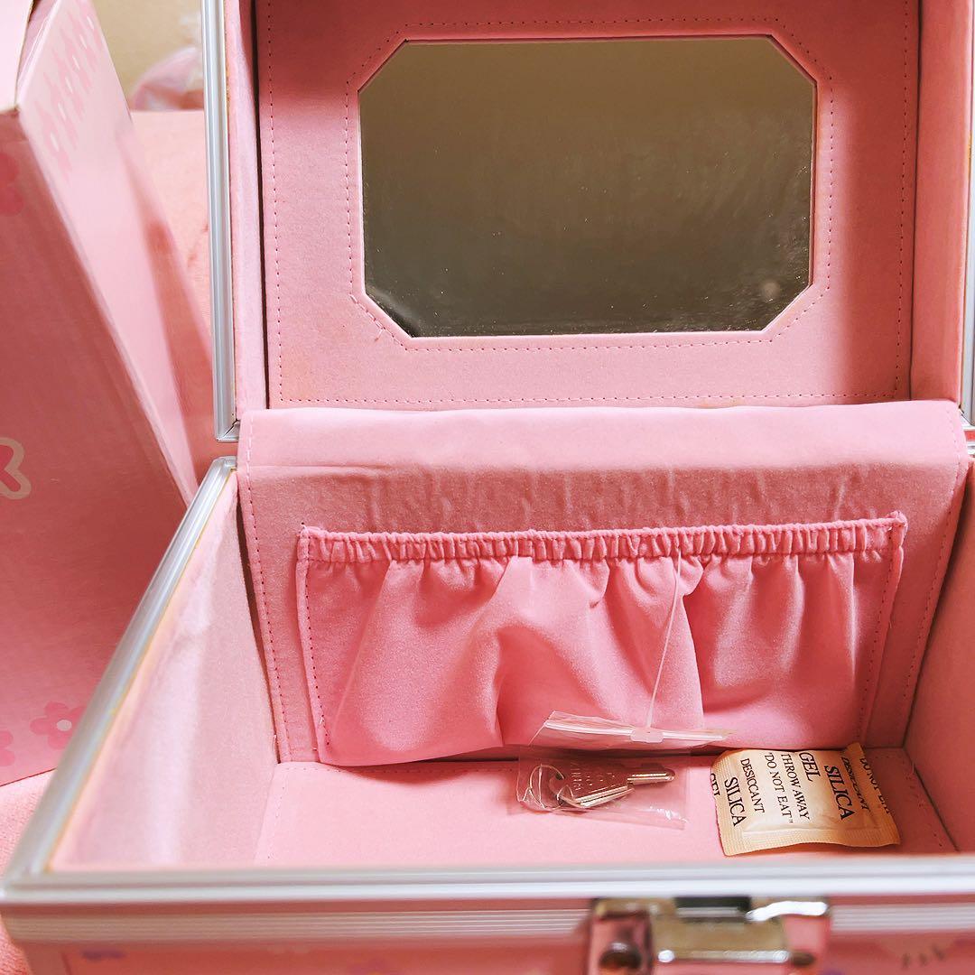 希少レア　ハローキティ　コスメケース　バニティ　ミラー付き　平成レトロ　サンリオ