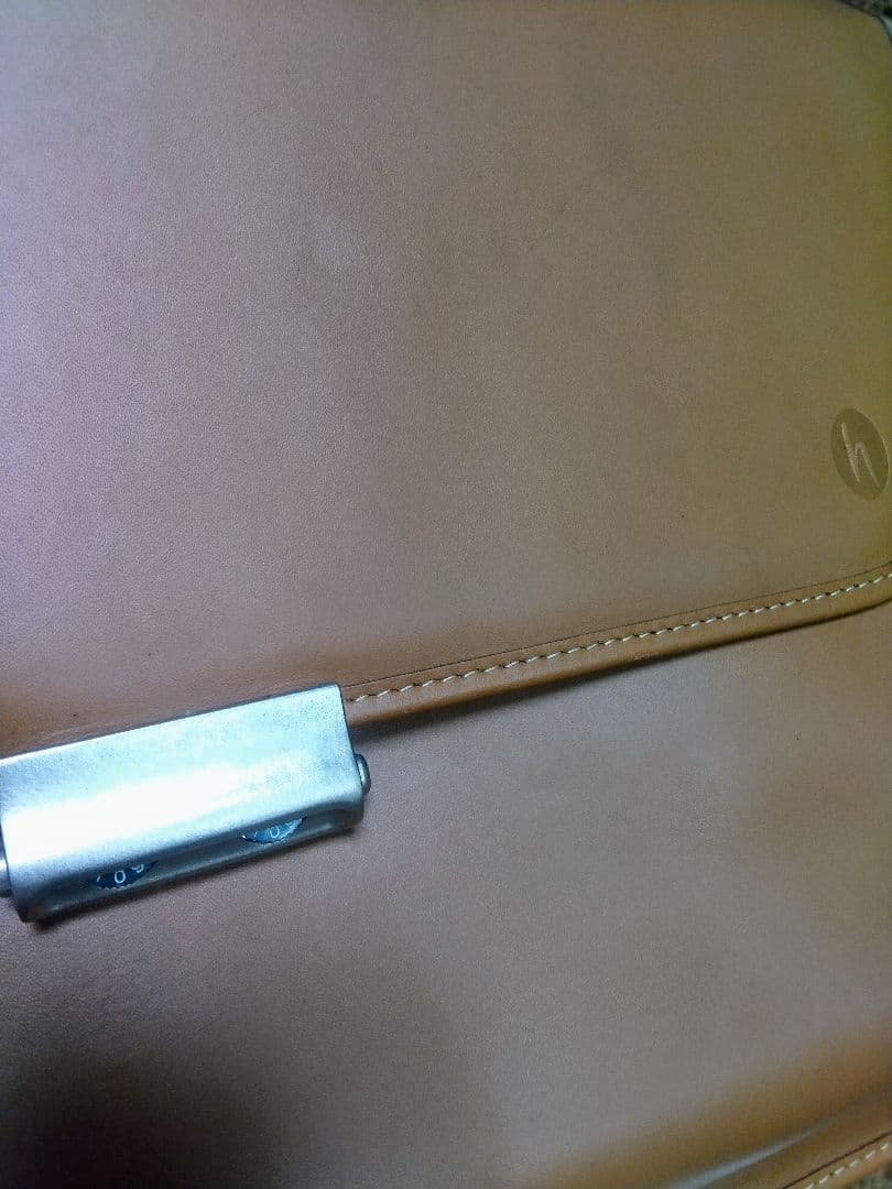 ハートマンブリーフケースビジネスバッグ革茶色　hartmann