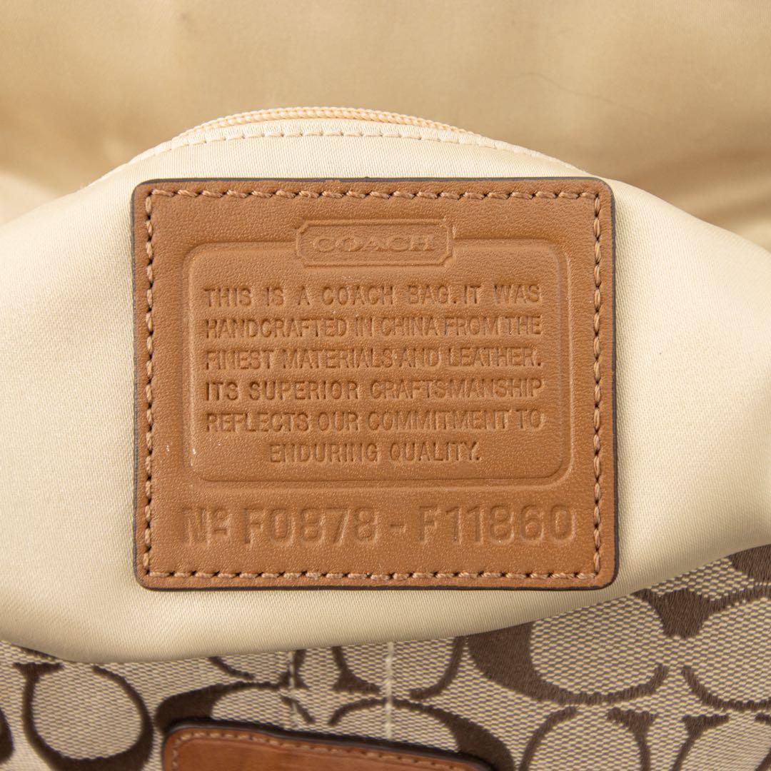 A027【COACH／コーチ】ソーホー　ハンドバッグ　ワンショルダー　シグネチャ