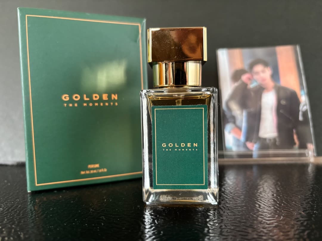 おかえり記念♡大幅値下げ【ジョングク/香水＋フォトカード】韓国展示会限定品 BTS ジョングク GOLDEN 香水 トレカ付き 韓国展示会 - メルカリ