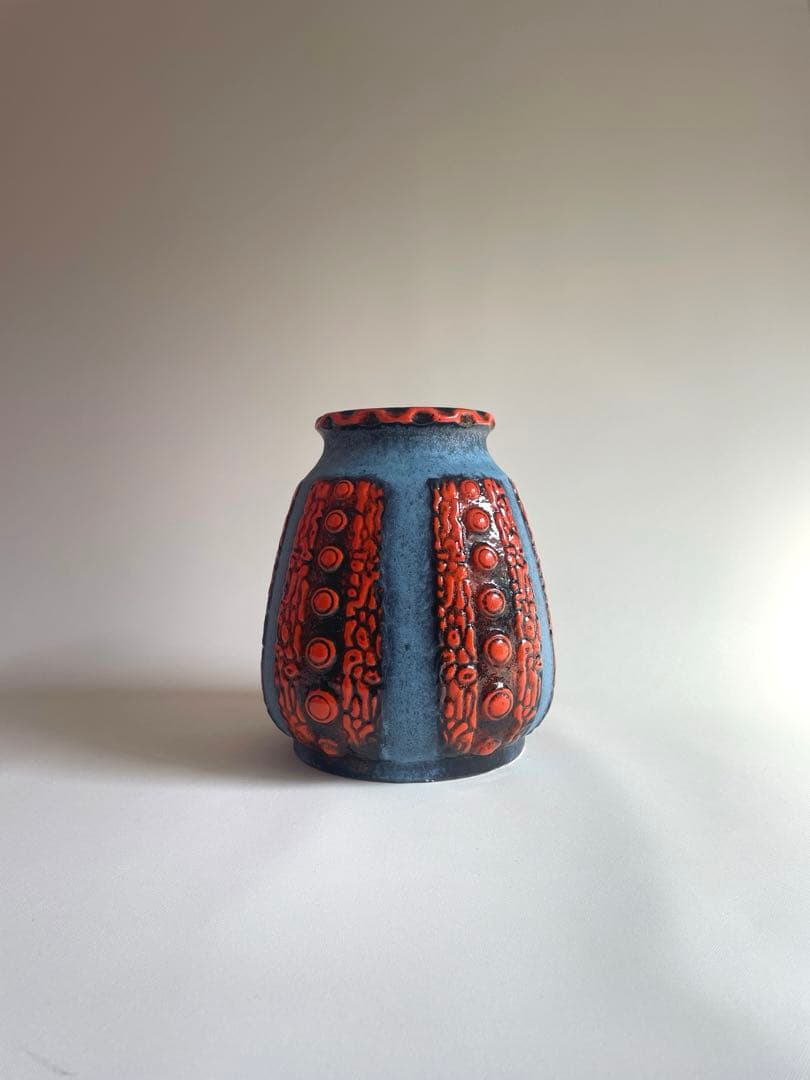 ヴィンテージ 西ドイツ Fat lava d&b フラワーベース 花器 花瓶