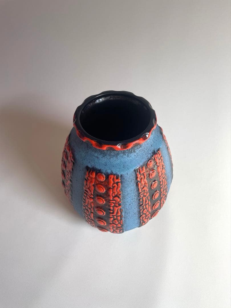 ヴィンテージ 西ドイツ Fat lava d&b フラワーベース 花器 花瓶