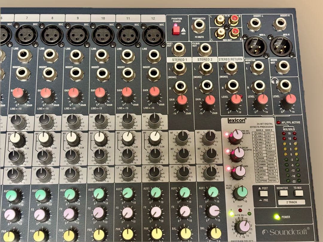 【美品】Soundcraft EFX12 アナログミキサー