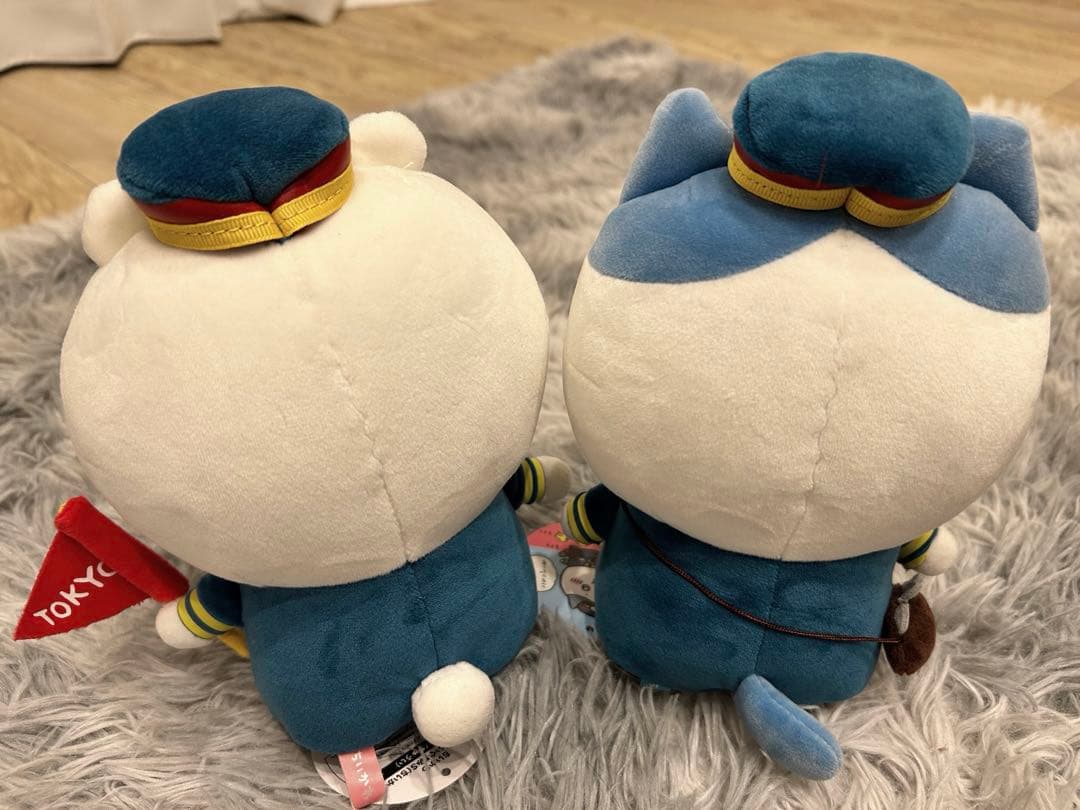 ちいかわ ハチワレ 駅員さんなぬいぐるみ タグ付き