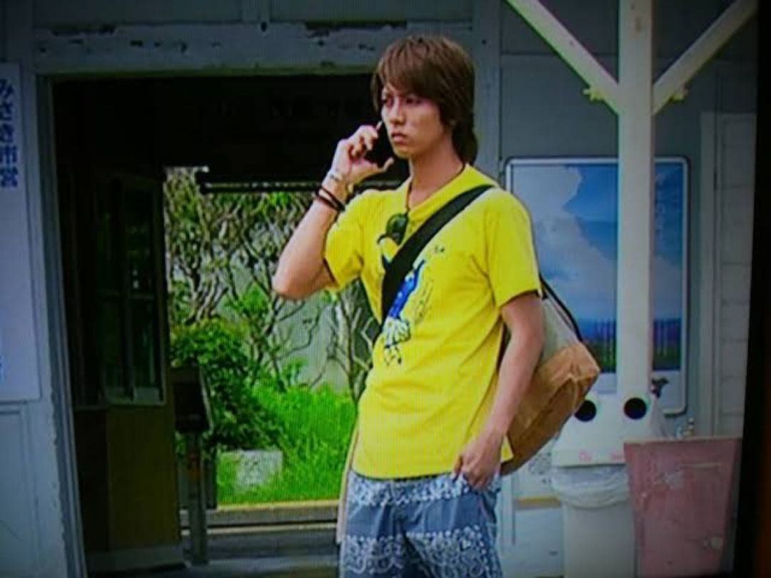 supreme サマーヌード 山下智久 着用 チアガール イエロー T シャツ