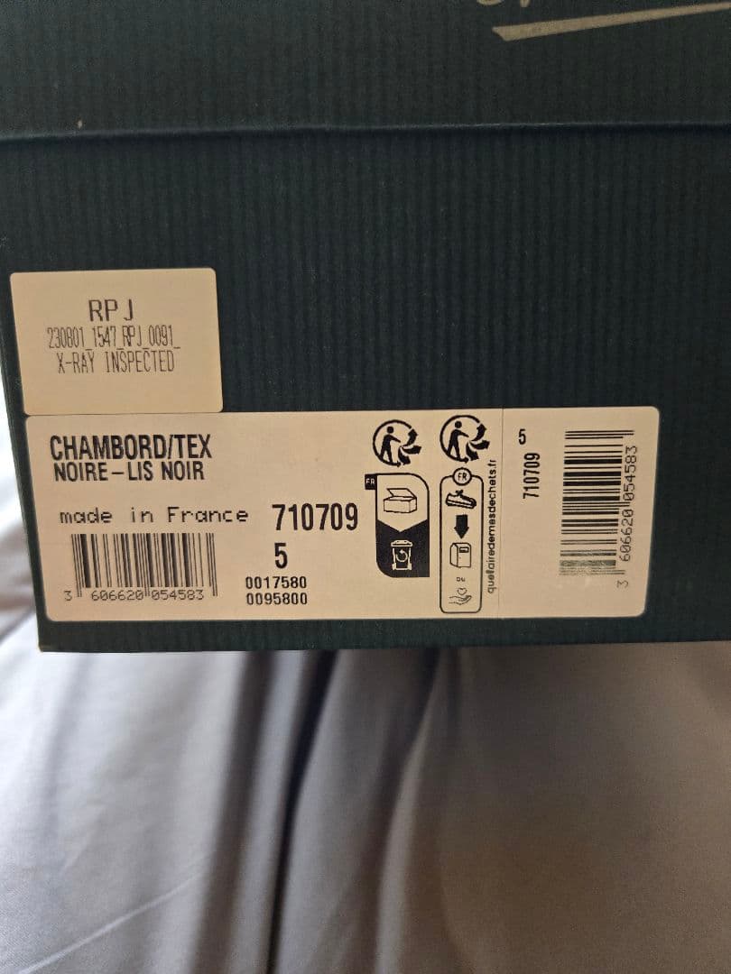 Paraboot シャンボード NOIR UK5