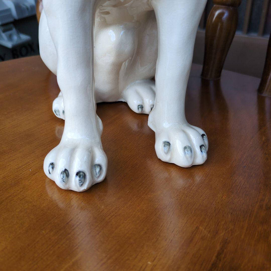 ビクター犬　ニッパー犬　31.5センチ　レア　爪付き　陶器