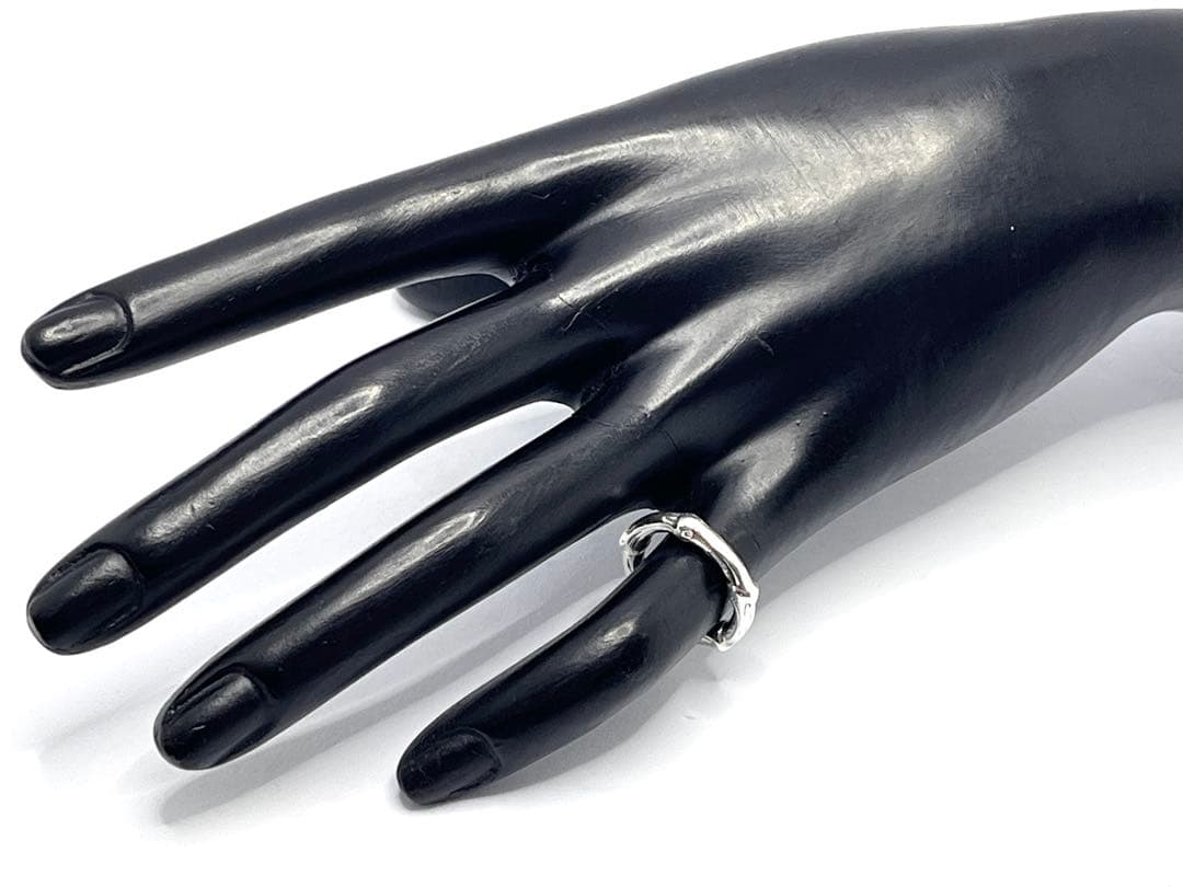 c870 希少　美品　オールド　ティファニー　バンブー　リング　925 約4号