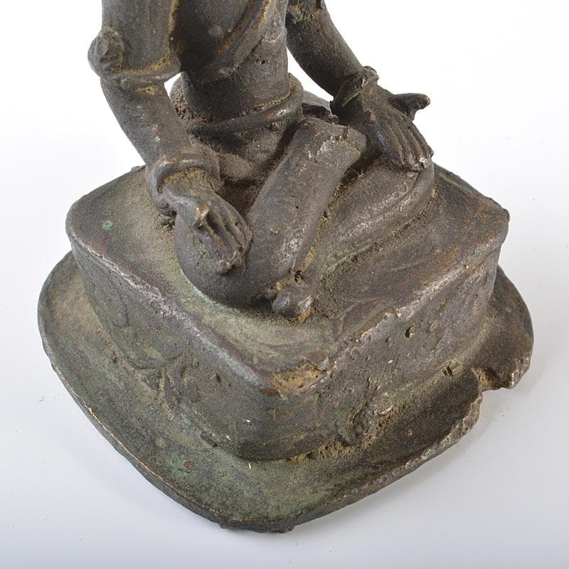 中国　古銅　チベット仏　仏像　置物　重さ約332g　V　R6264