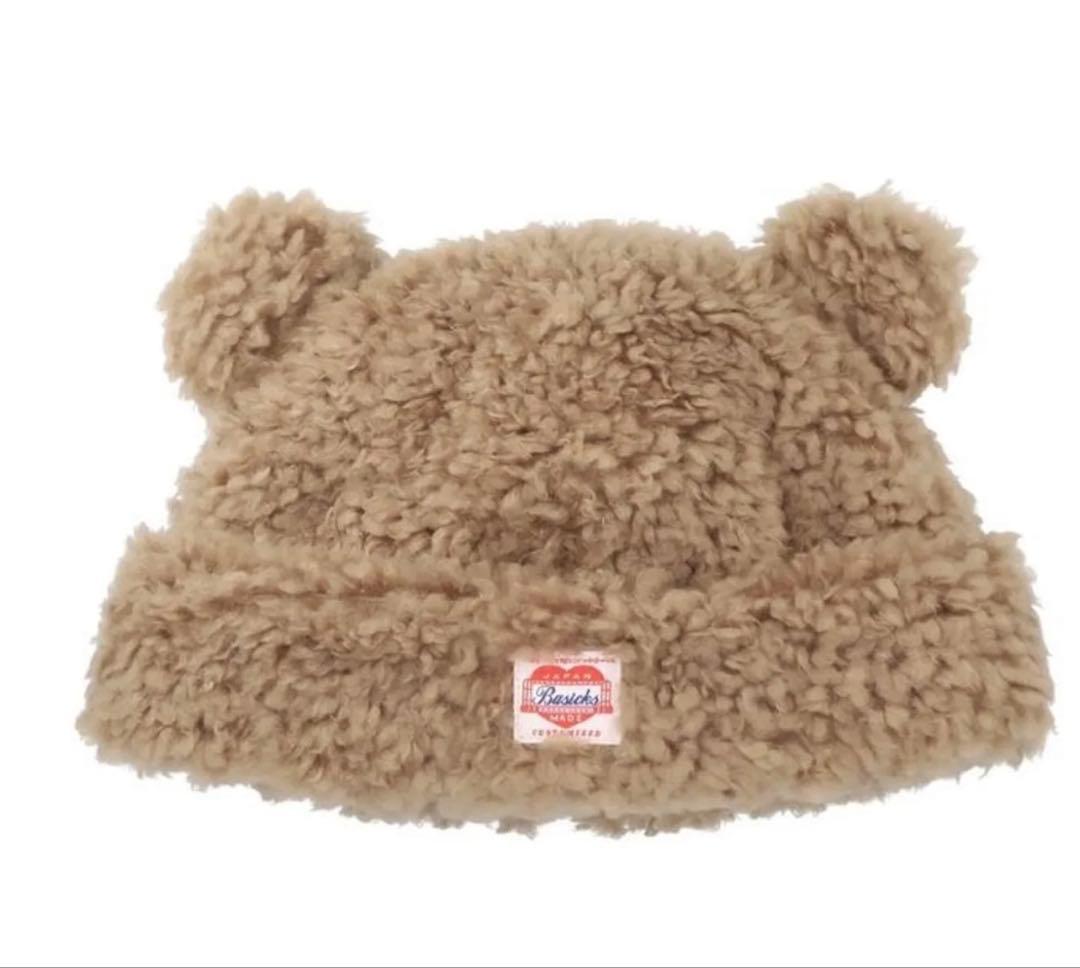 BASICKS BEAR BEANIE Brown M タグ付き BASICKS/ベーシックス」 Bear Beanie Brown タグ付き BASICKS BEAR