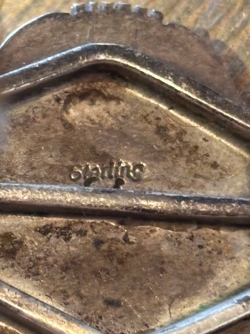 25年前購入 ヴィンテージ ターコイズ バングル Sterling刻印