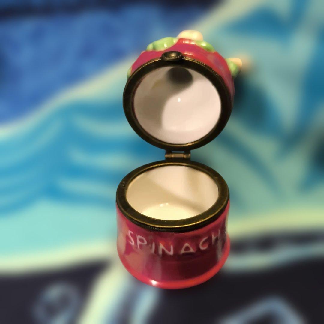 ポパイ スピナッチ缶 ヒンジボックス レア