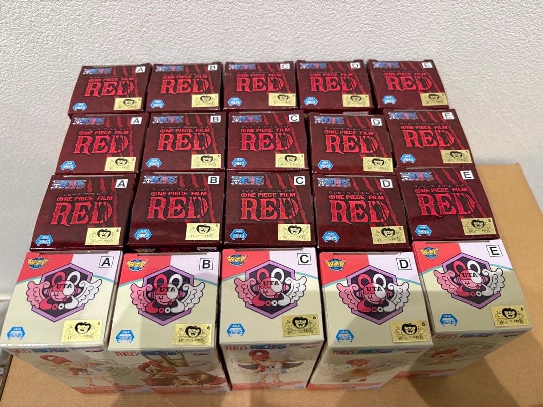 WCF ワンピース　ONEPIECE FILM RED ワーコレ　コンプセット