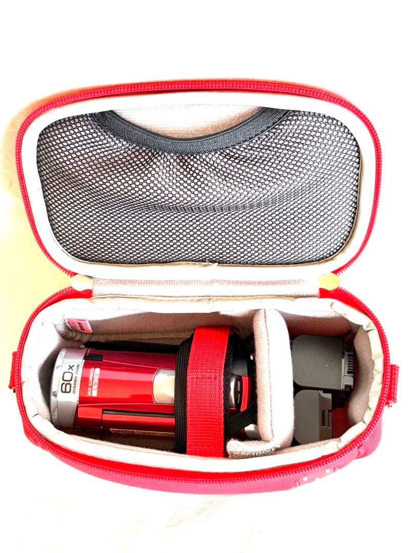 【超美品】JVC Everio GZ-E325-R ビデオカメラ　付属品完備