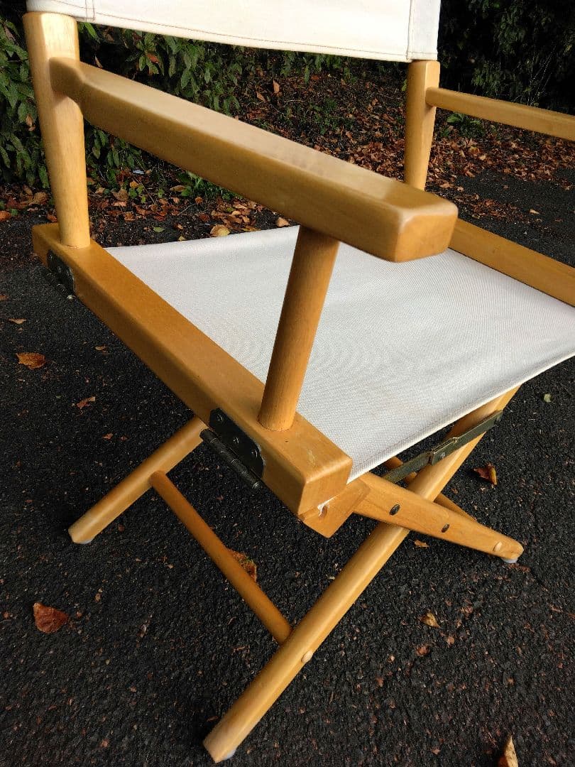 非売品 パナソニック ディレクターズチェア 帆布 コットン ウッド