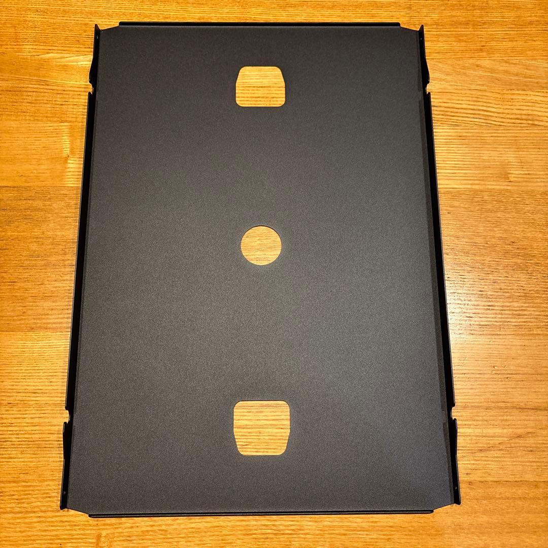 スノーピーク　フラットバーナー専用 リッドトレーブラック(お詫び品)非売品