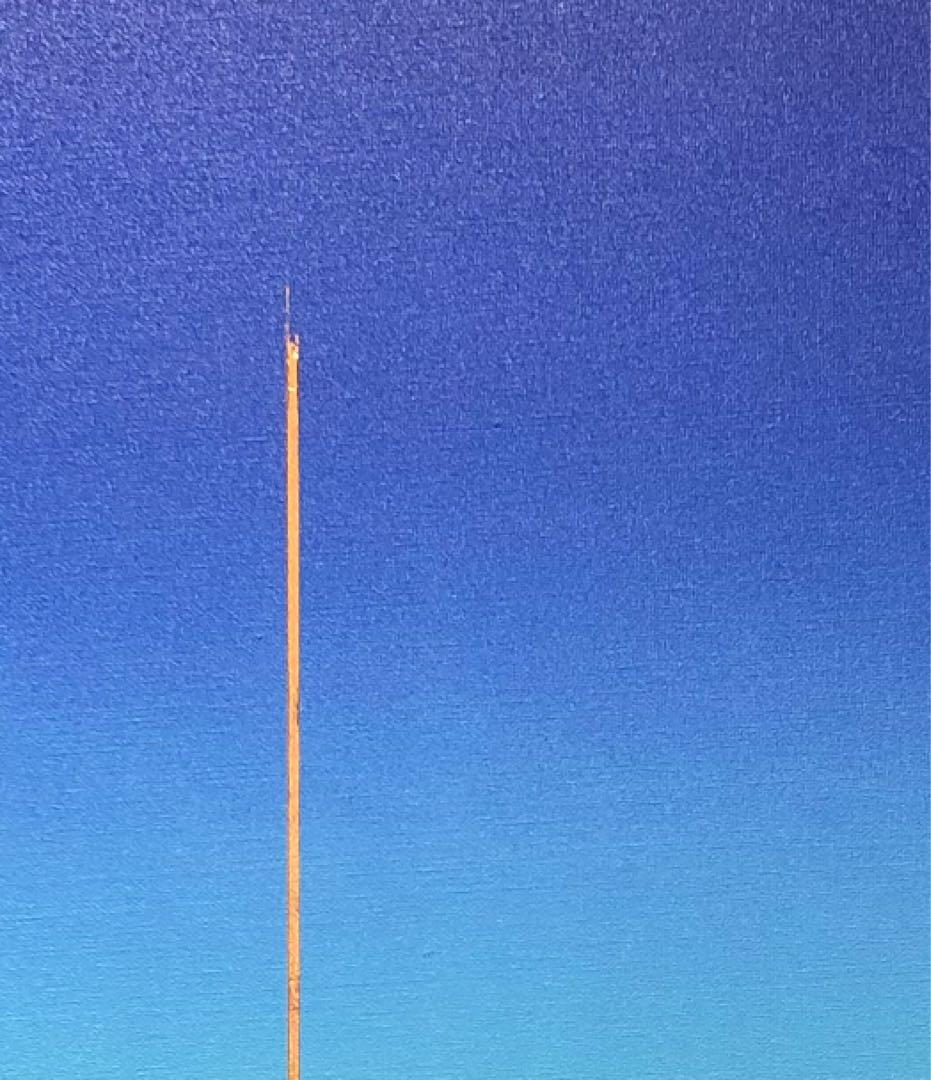 Kentaku様専用】油絵 原画 抽象画 青 空 夏 現代アート F8 Kentaku様専用】